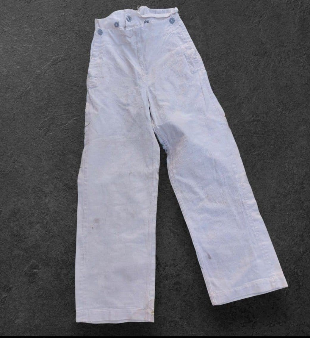 Pantalon Kriegsmarine Hitlerjugend Drillich AHS n 2, Enlèvement ou Envoi, Marine, Vêtements ou Chaussures