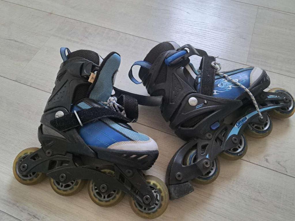 Verstelbare rolschaatsen. maat 33-36, Ophalen of Verzenden, Gebruikt, Kinderen