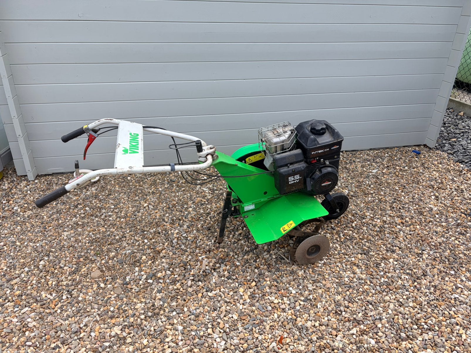 Vining freesmachine, Ophalen, Gebruikt, Benzine, Tuinfrees