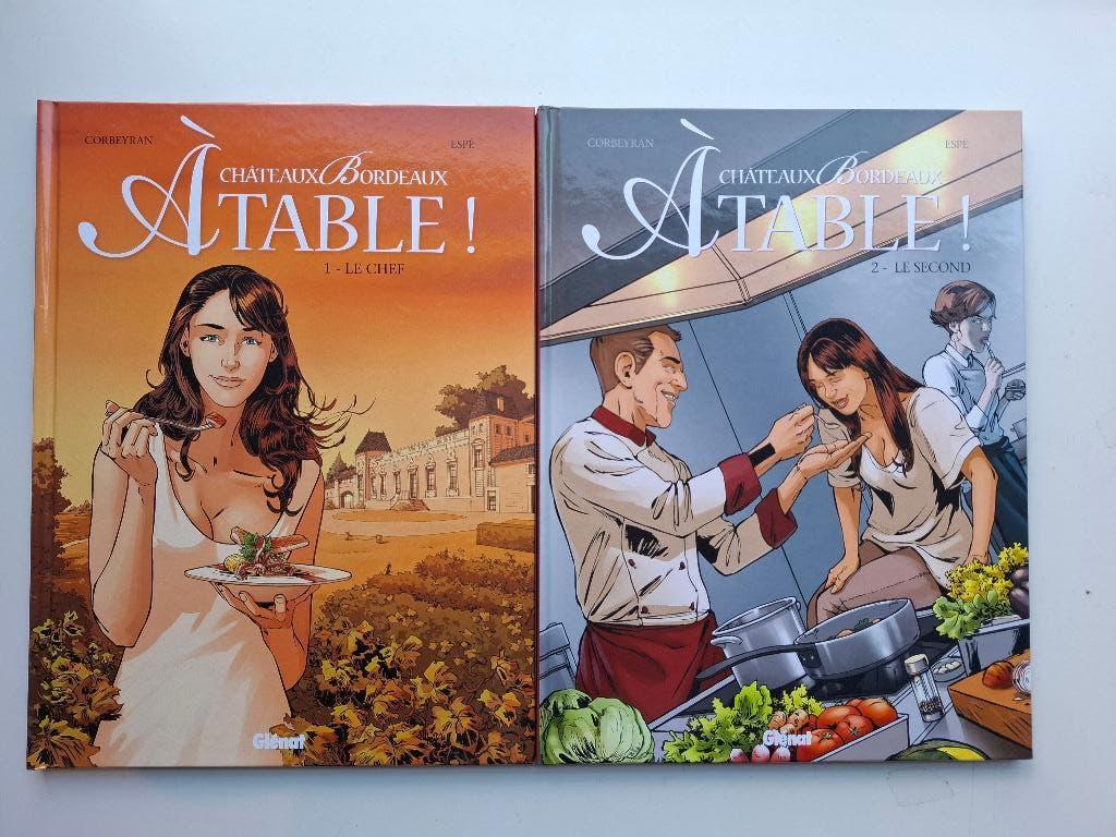 CHATEAUX BORDEAUX A TABLE! TOMES 1 ET 2 SERIE COMPLETE EO!, Livres, Série complète ou Série, Enlèvement ou Envoi, Comme neuf