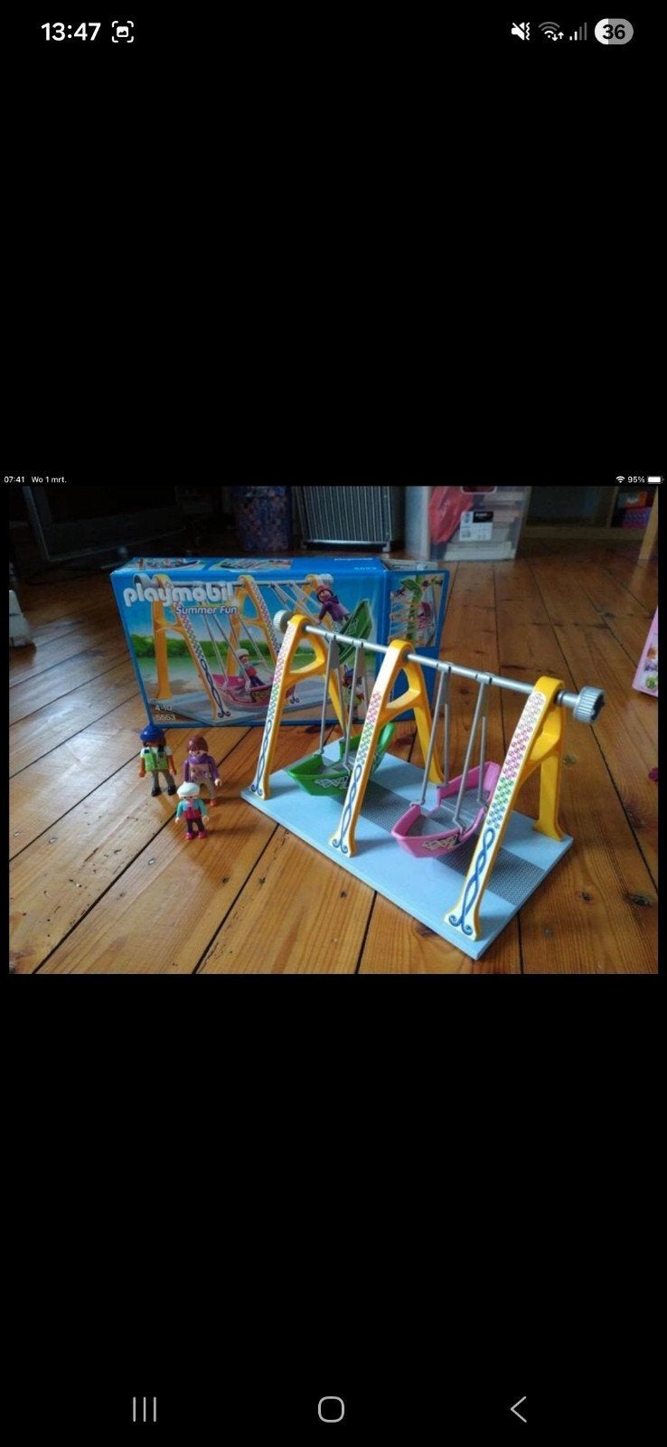 Schommelboot playmobile, Enlèvement, Comme neuf, Ensemble complet