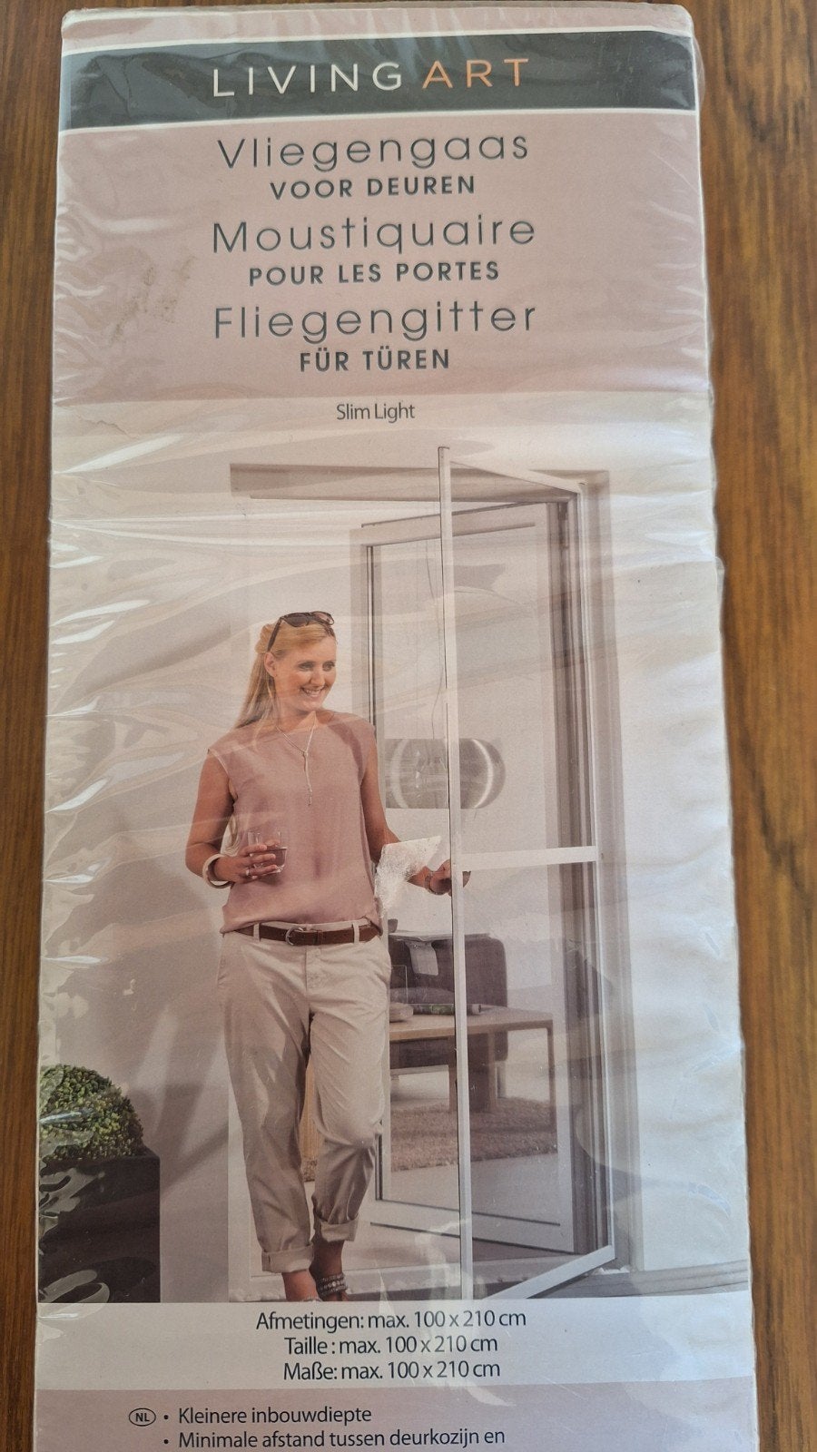 Zelfbouw paket vliegengaas voor deuren max 100 x 210 cm., Doe-het-zelf en Bouw, Ophalen, 80 tot 100 cm, Nieuw, Buitendeur