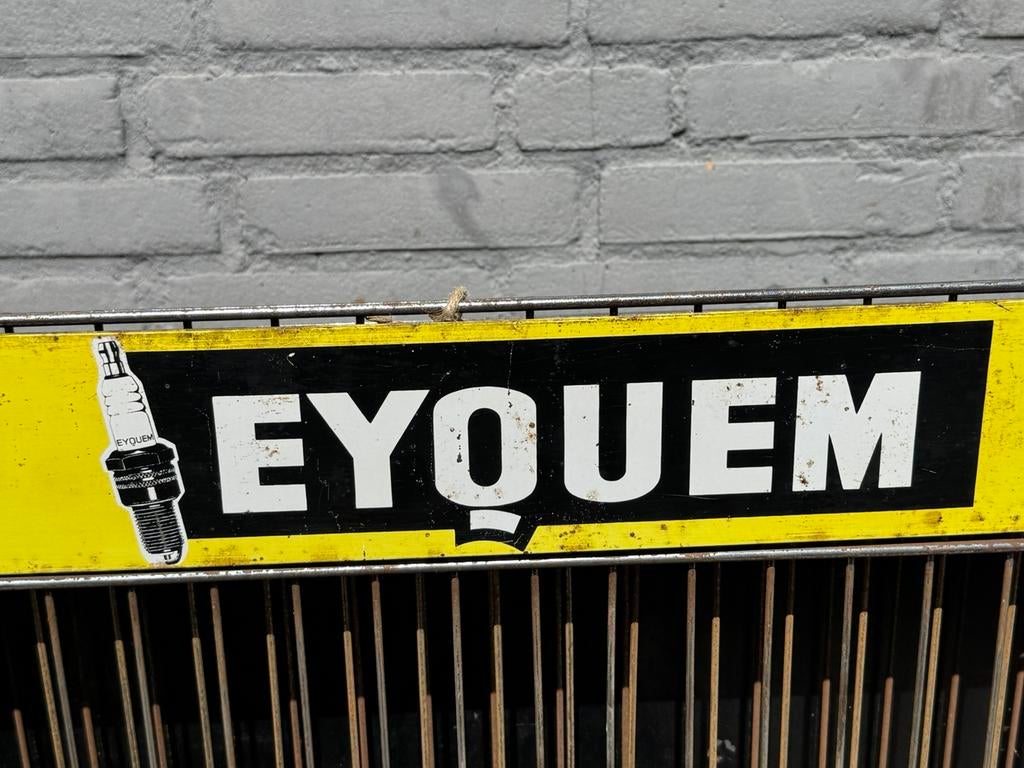 EYQUEM Bougie oud reclame rek, Verzamelen, Ophalen of Verzenden, Gebruikt, Gebruiksvoorwerp