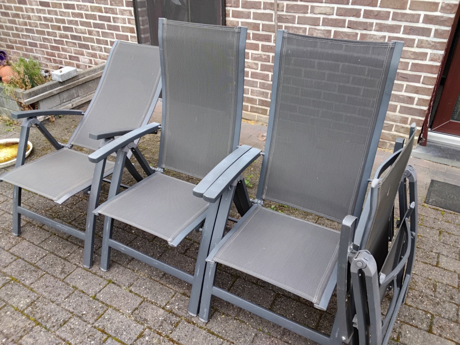 klapstoelen, Ophalen, Aluminium