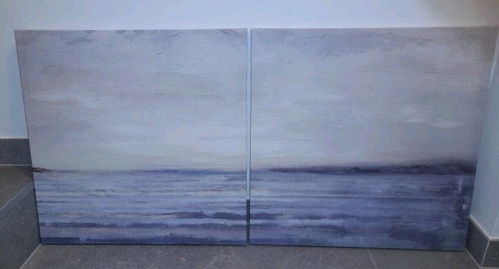 Lot de 2 canevas / toile Paul Duncan, Enlèvement
