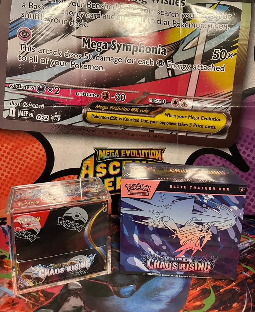 Boitier d'amplification Pokémon Chaos Rising + ETB scellé, Hobby & Loisirs créatifs, Jeux de cartes à collectionner | Pokémon