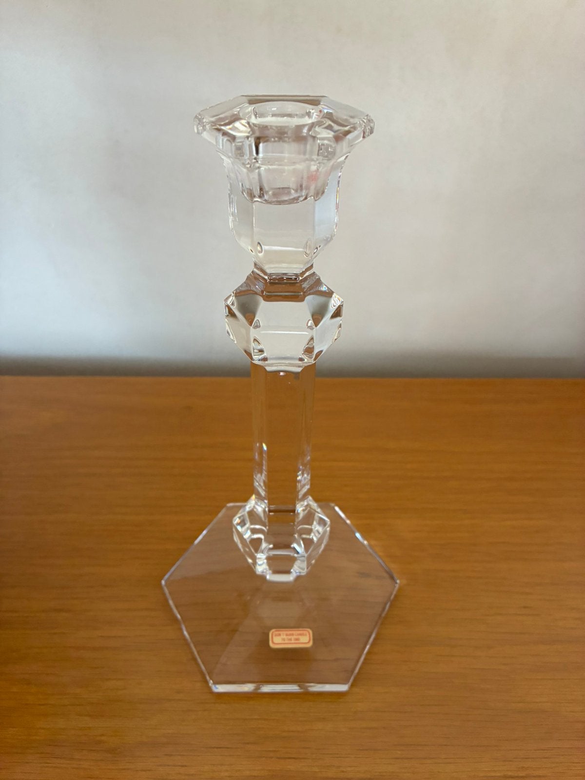 Galatée kandelaar Val Saint Lambert, Antiquités & Art, Enlèvement, Cristal