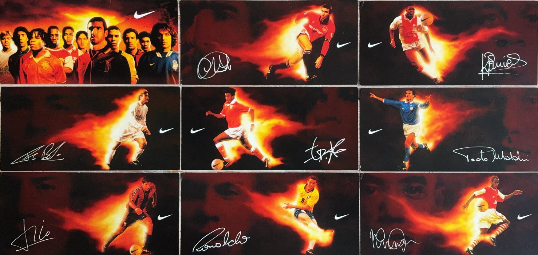 Nike voetbal Spelerskaarten - Nike Good vs Evil — 1996, Verzenden, Zo goed als nieuw, Spelerskaart