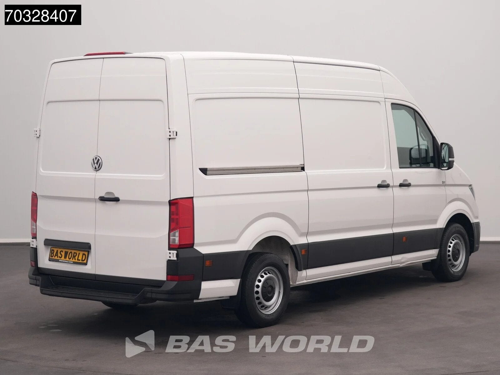 Volkswagen Crafter 140pk L3H3 Navi Airco Cruise Parkeersenso, Auto's, Stof, Gebruikt, Euro 6, Volkswagen