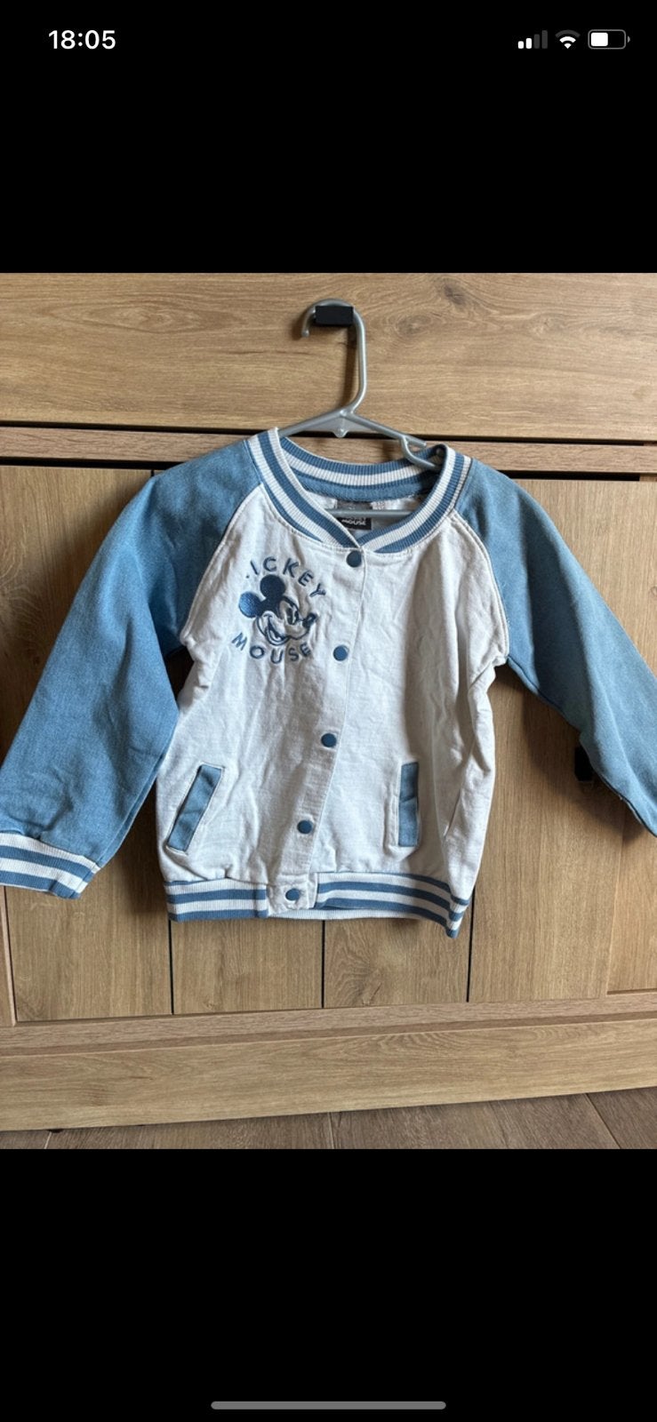 Mickey Mouse jasje, Ophalen of Verzenden, Gebruikt, Jongen of Meisje, Trui of Vest