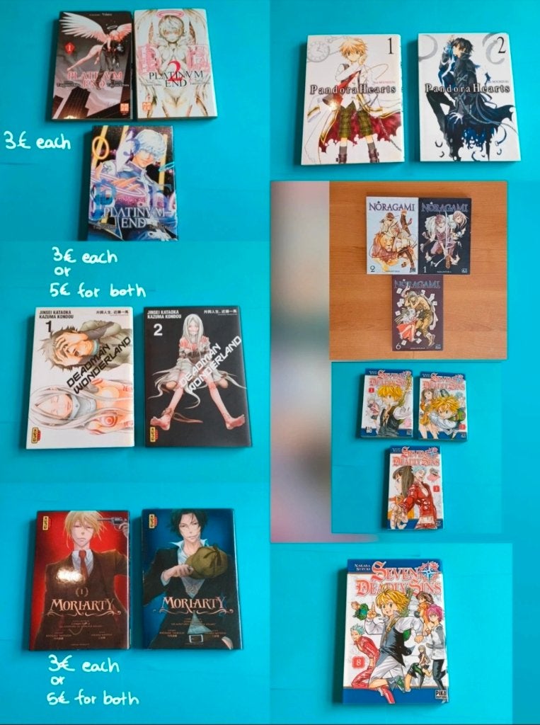 Lot manga en français, Boeken, Stripverhalen, Gelezen, Meerdere stripboeken, Ophalen of Verzenden