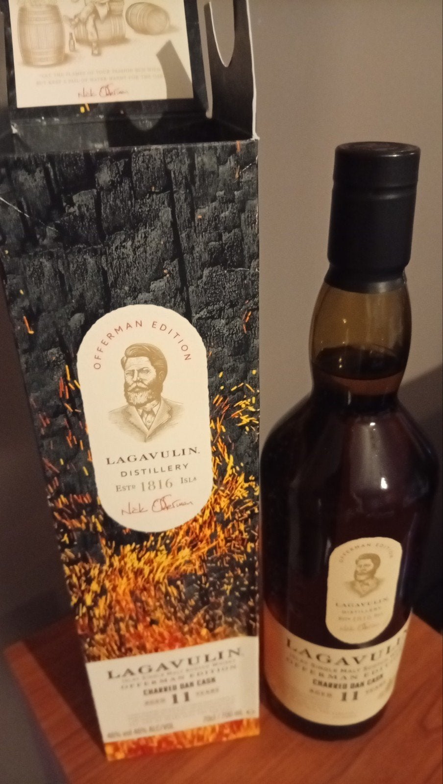 whisky Lagavulin 11 year (Offerman), Overige gebieden, Overige typen, Nieuw, Ophalen of Verzenden