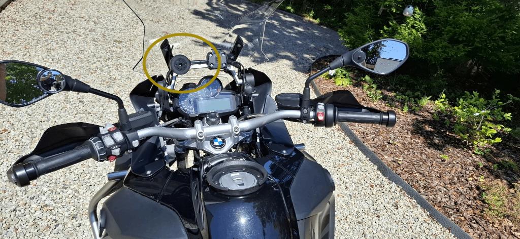 Sp connect mirror mount pro Bmw, Motoren, Ophalen of Verzenden, Zo goed als nieuw