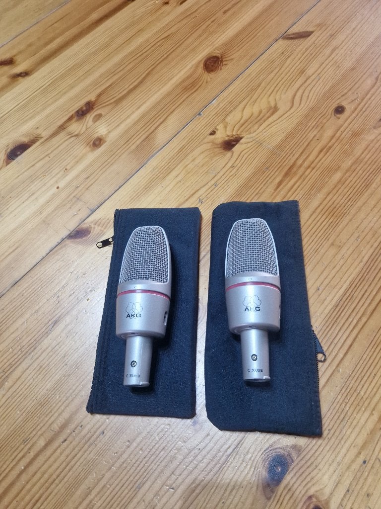 5 microfoons AKG/C3000 c451 se300b, Ophalen, Zo goed als nieuw, Instrumentmicrofoon
