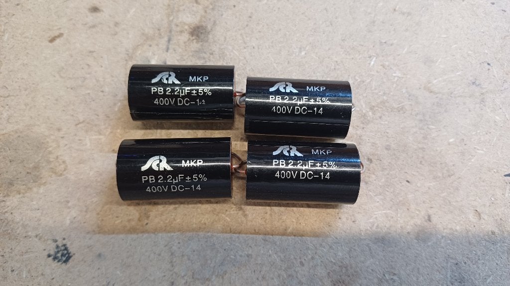 Gamme SCR MKP 5% - Condensateurs audio 400vdc neufs, Enlèvement ou Envoi, Neuf, Autres marques