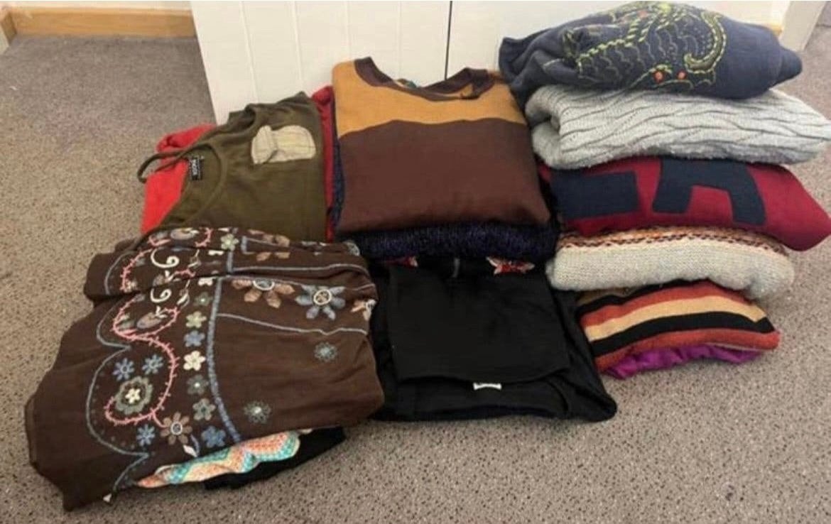 Lot met merkkleding maat L en XL(zo goed als nieuw & nieuw), Enlèvement, Comme neuf, Taille 42/44 (L)
