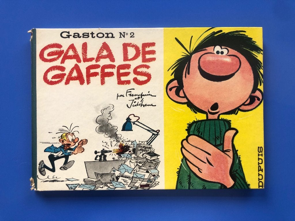 1965 Gaston 2 Gala de gaffes - Franquin et Jidéhem, Une BD, Enlèvement, Utilisé, Franquin - Jidéhem