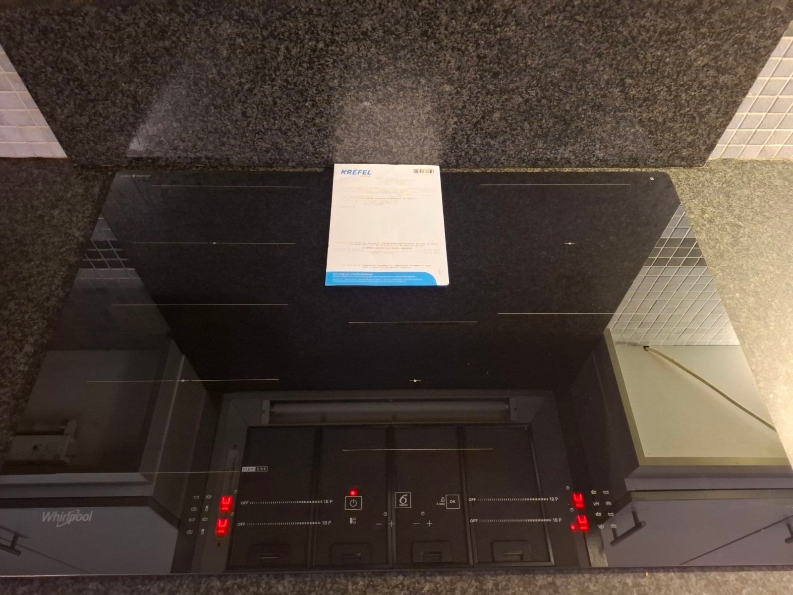 whirlpool inductie kookplaat