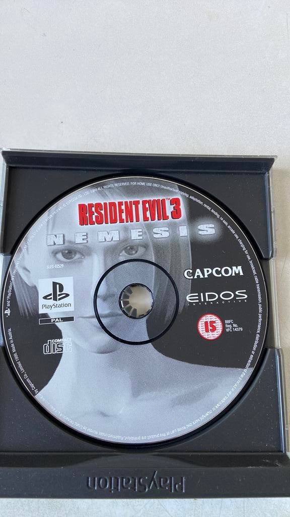 Resident evil 3 ps1 losse disc cd, Games en Spelcomputers, Games | Sony PlayStation 1, Ophalen, Zo goed als nieuw
