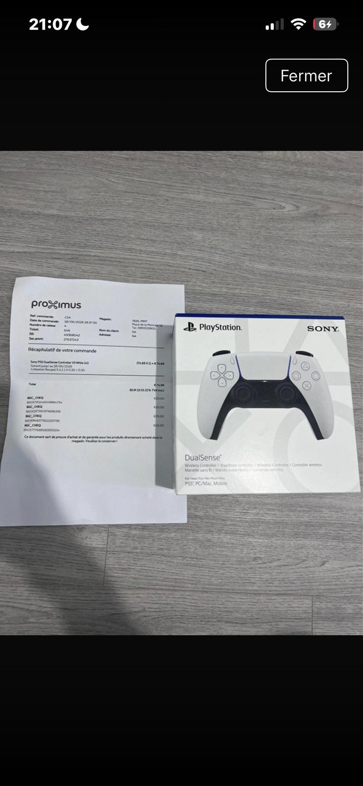 Manette ps5 blanche neuf, Consoles de jeu & Jeux vidéo, Enlèvement ou Envoi, Neuf, Playstation 5