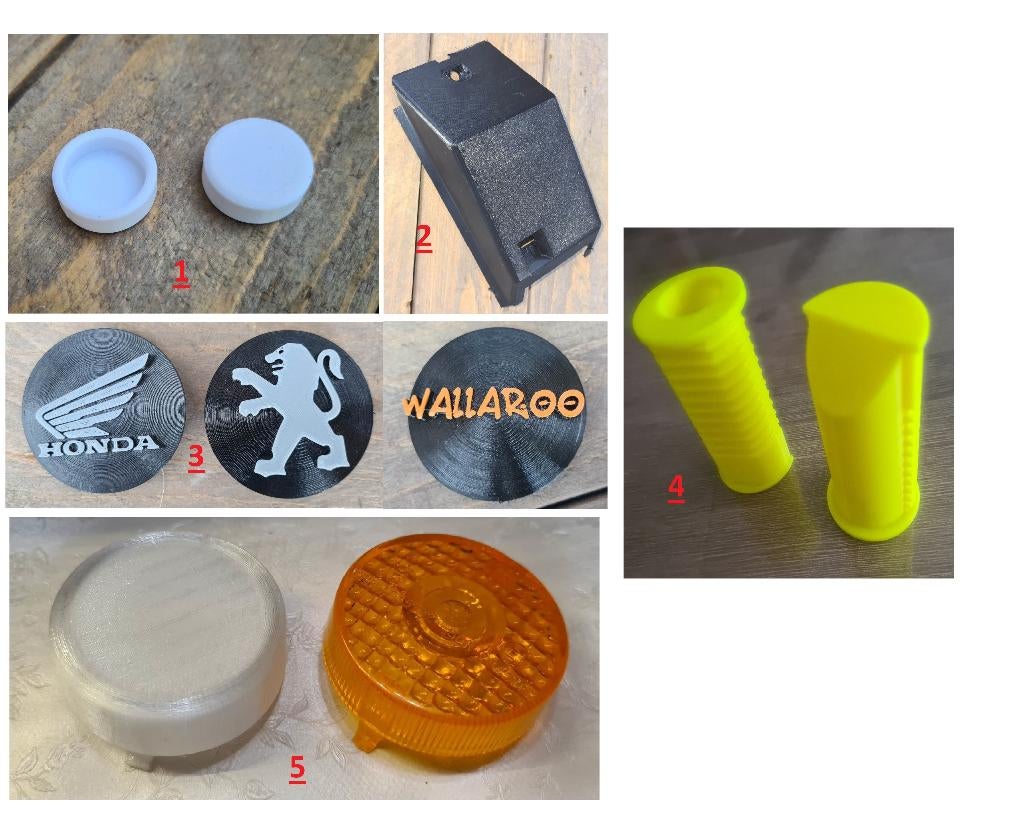 Honda wallaroo Peugeot fox Pieces imprimée en 3D, Fietsen en Brommers, Ophalen of Verzenden, Zo goed als nieuw