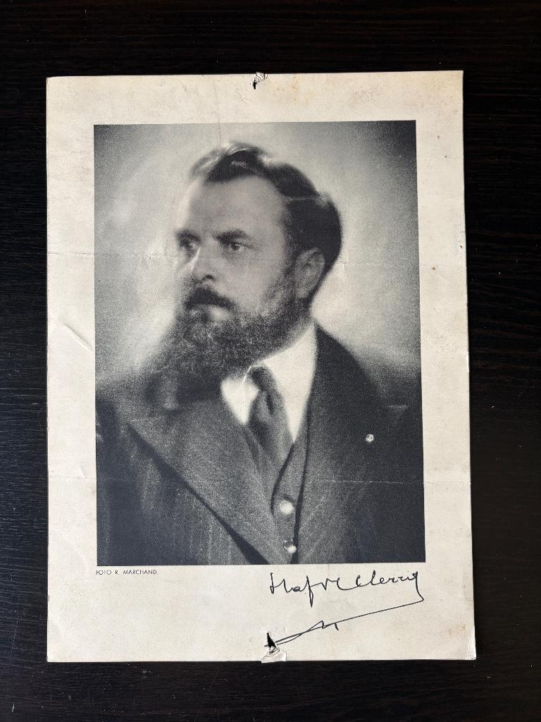 Foto van Staf de Clercq met handtekening, Verzamelen, Ophalen of Verzenden, Overige soorten, Foto of Poster