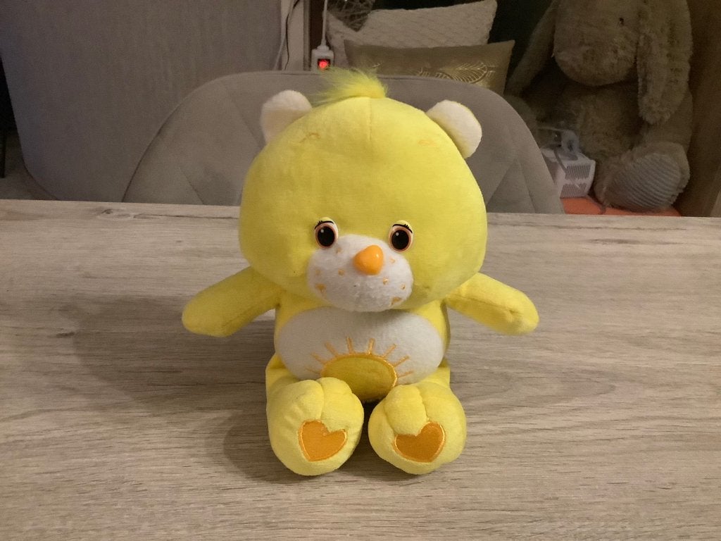Troetelbeertje (Care Bears) pluche character (26 cm), Gebruikt, Overige merken, Beer, Ophalen of Verzenden