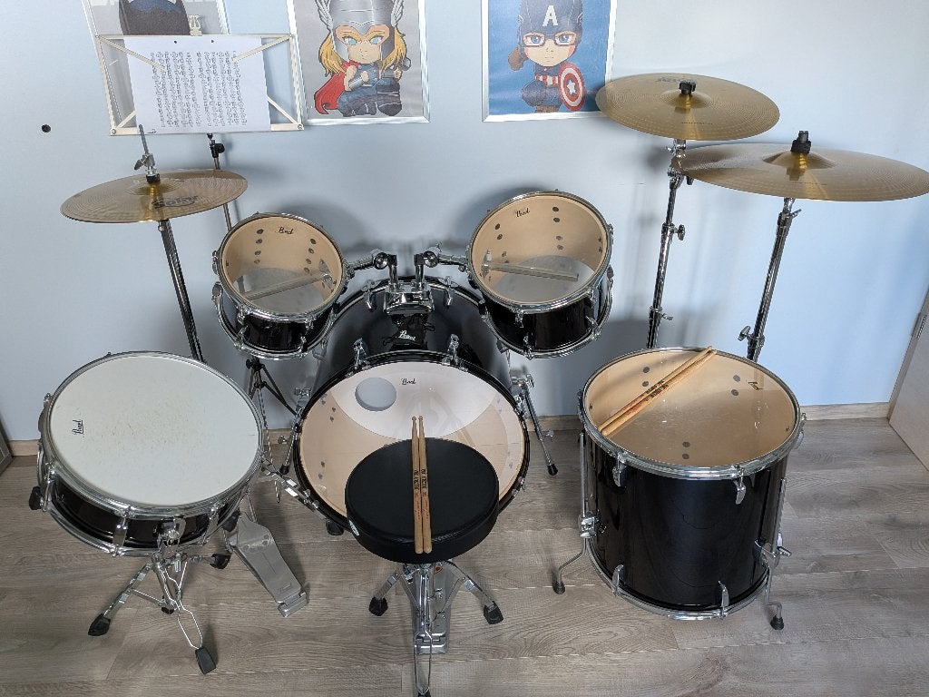 Pearl Roadshow zwarte volle batterij, Muziek en Instrumenten, Ophalen, Zo goed als nieuw, Pearl
