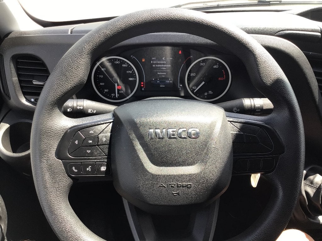 iveco daily l3h2 160pk 2024 77000km airco trek/3500kg, Autos, Achat, Euro 6, Boîte manuelle, Noir