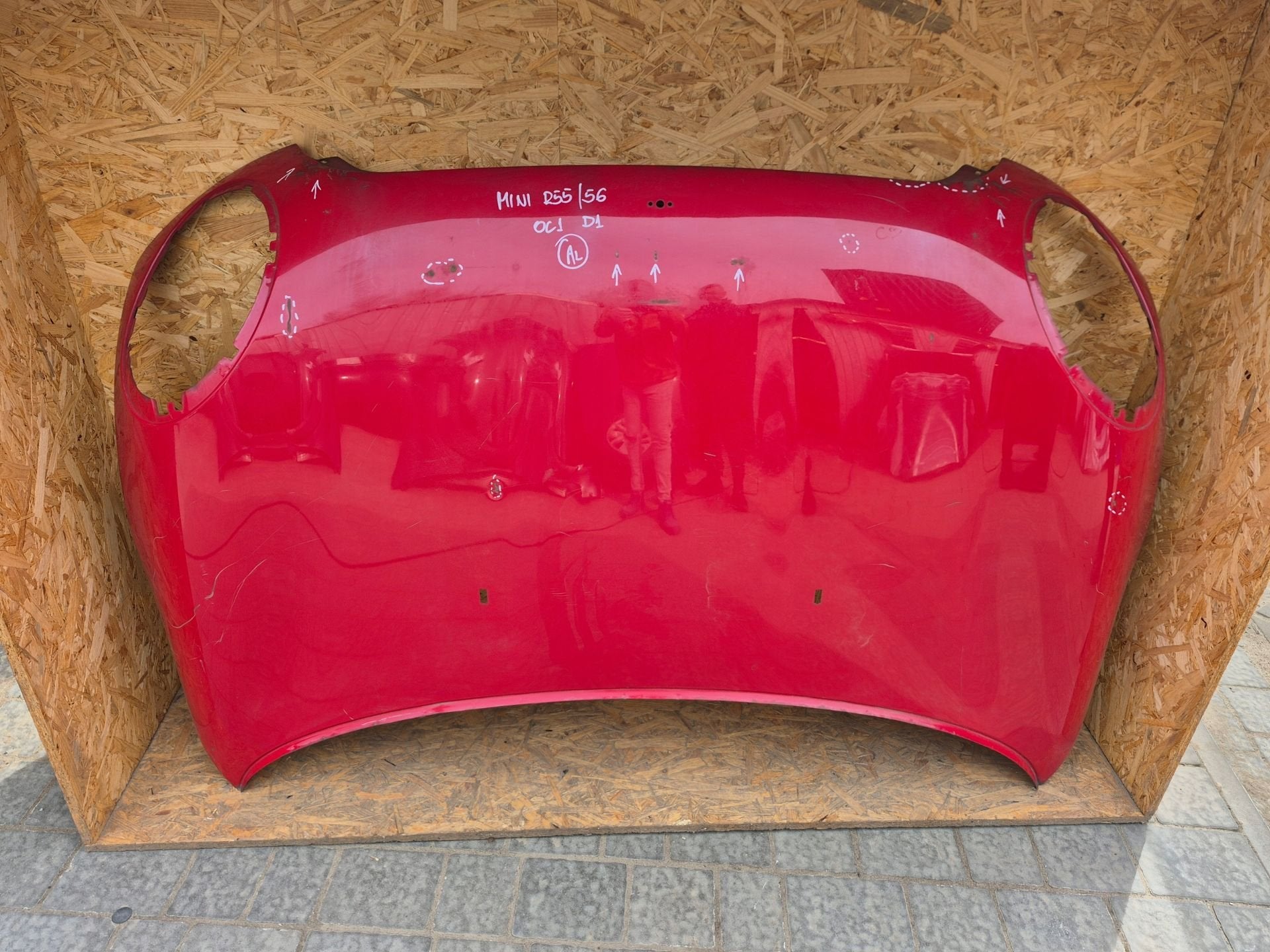 Capot Mini Cooper R55 R56 2006-2014, Customer.service@mini.co.uk, Capot moteur, BMW AG, Petuelring 130
80788  Munich, DE
