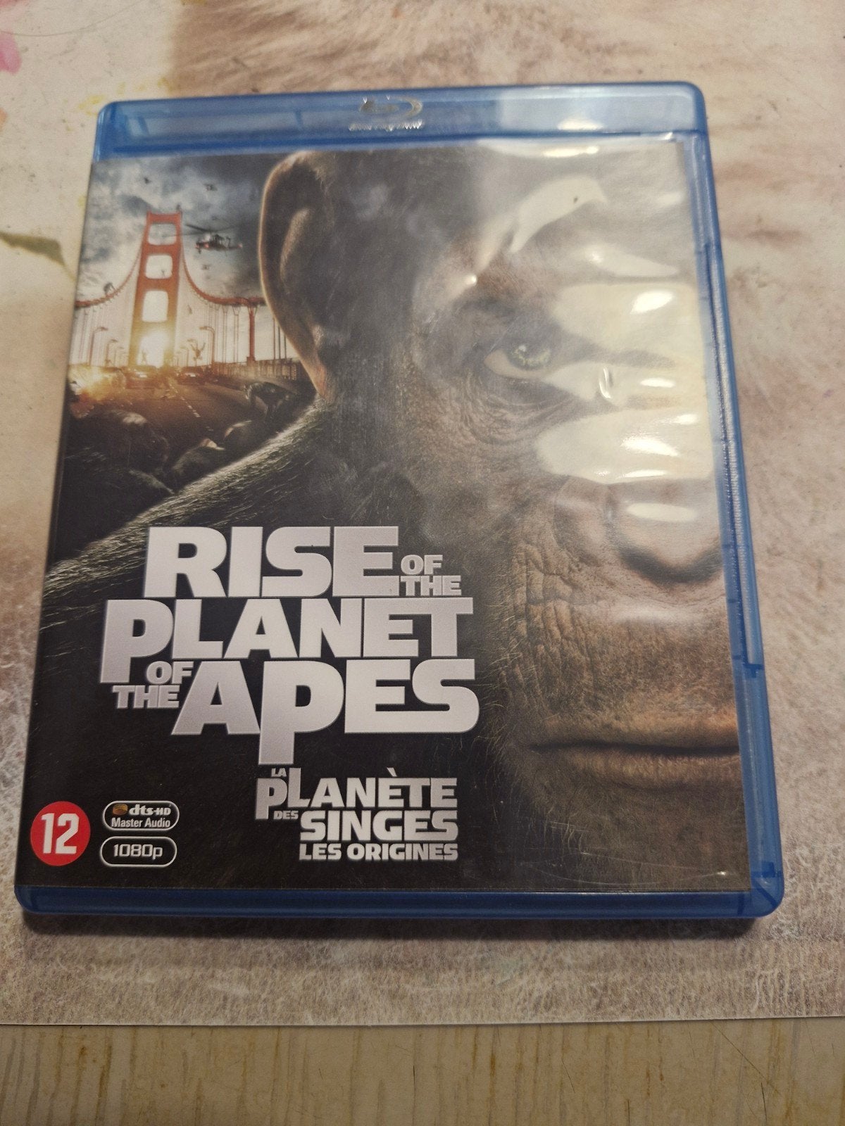blu_ray la planetes des singes les origines, CD & DVD, Enlèvement ou Envoi, Comme neuf, Anglais, Néerlandais
