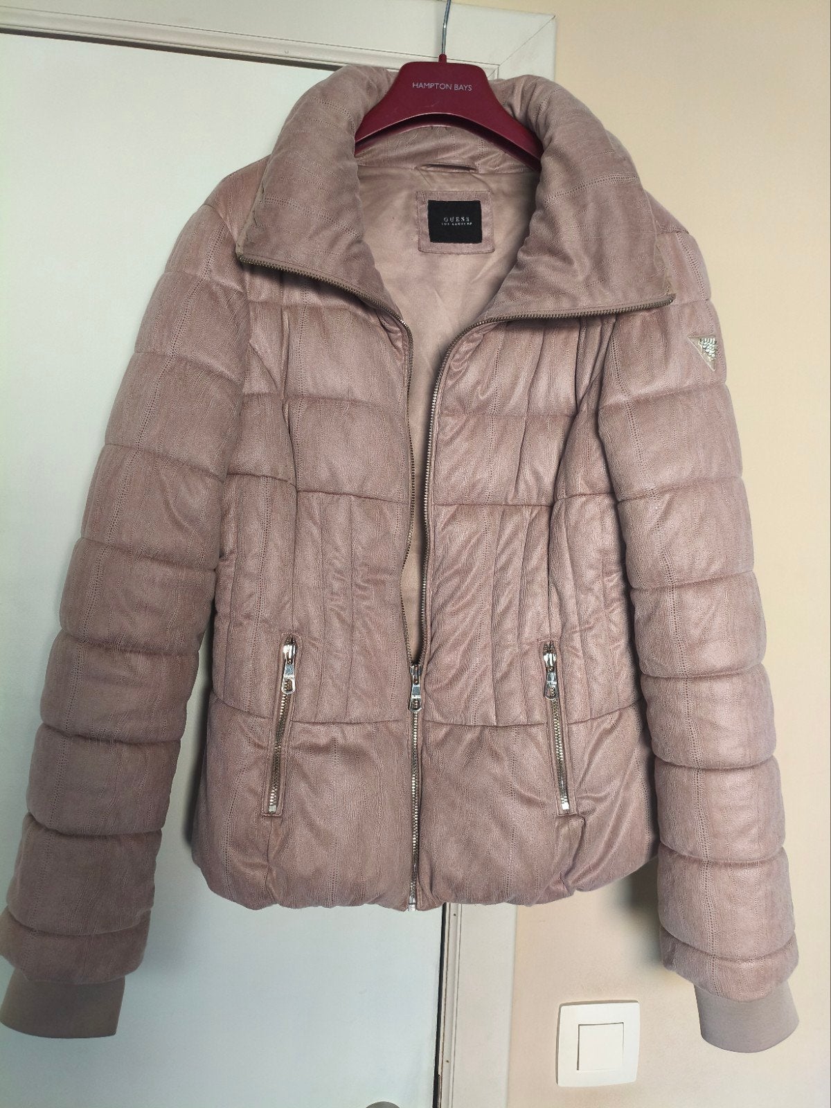 mantel, Kleding | Dames, Jassen | Winter, Maat 38/40 (M), Guess, Verzenden, Beige