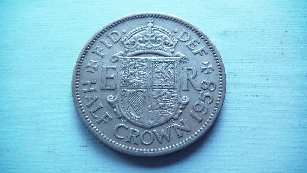 angleterre half crown 1958, Enlèvement