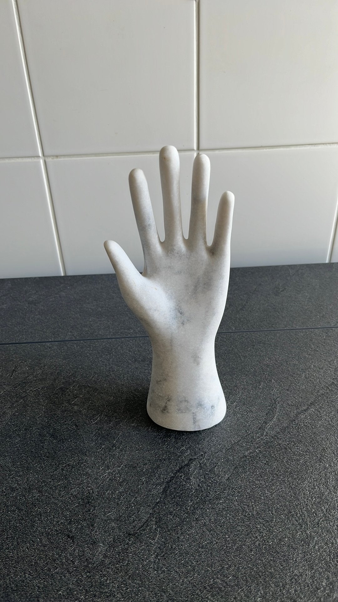 Stenen hand, Huis en Inrichting, Wit, Natuurlijk materiaal, Nieuw, Ophalen