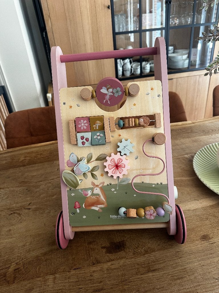 Loopwagen Little Dutch, Kinderen en Baby's, Ophalen, Zo goed als nieuw, Duw- of Trekspeelgoed