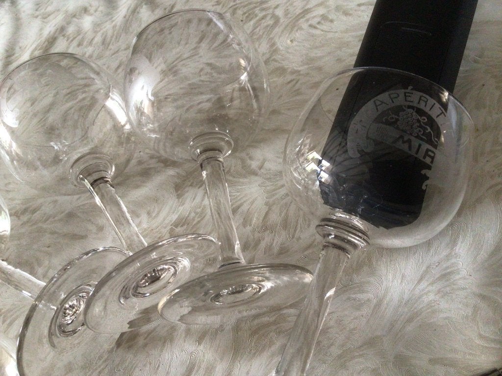 5 Mir aperitief glazen, Ophalen of Verzenden, Gebruikt