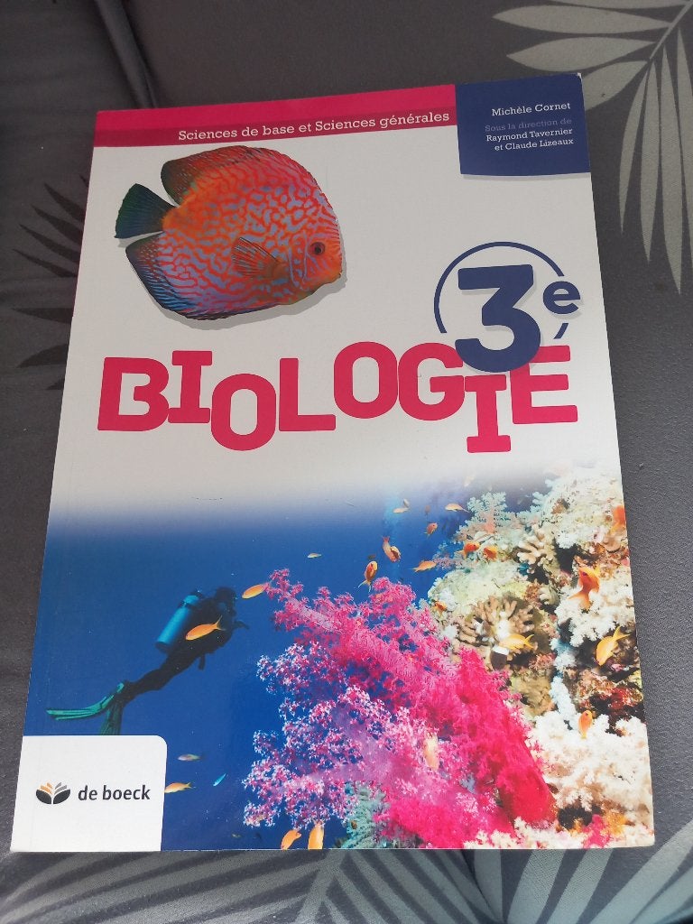 Livre biologie 3, Livres, Van in, Biologie, Comme neuf, Enlèvement