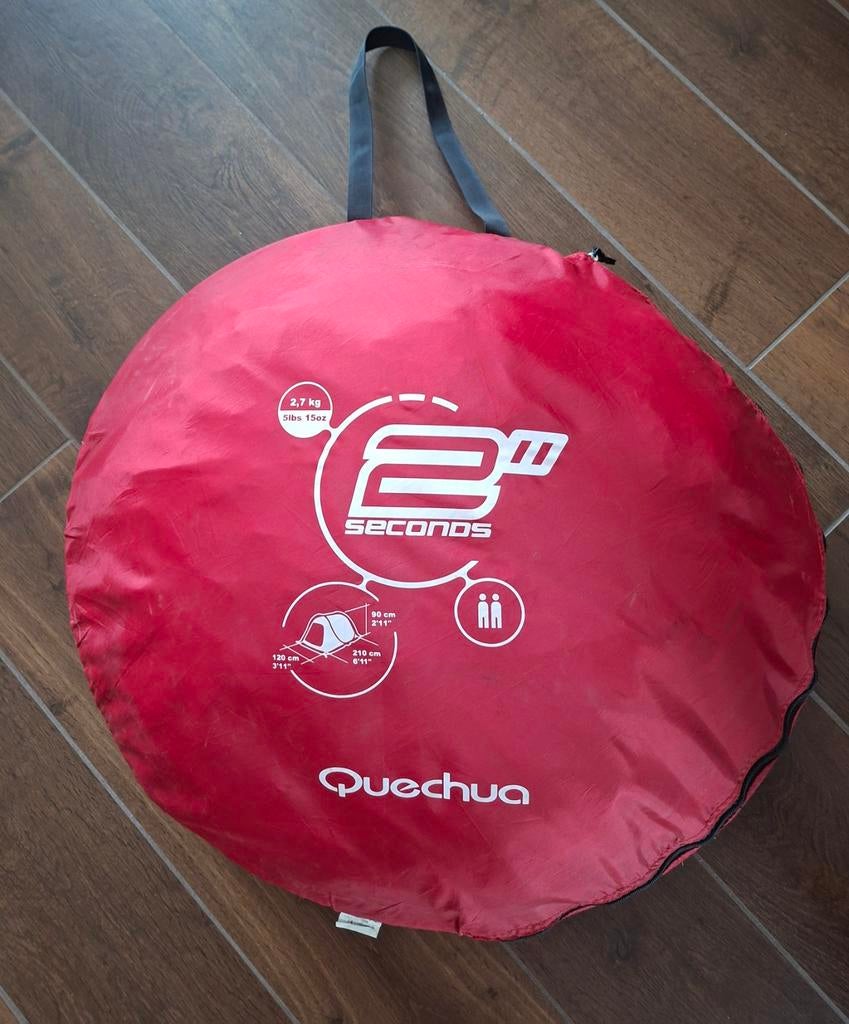 Quechua 2sec tent, 2 personen, Ophalen, Gebruikt, Tot en met 2
