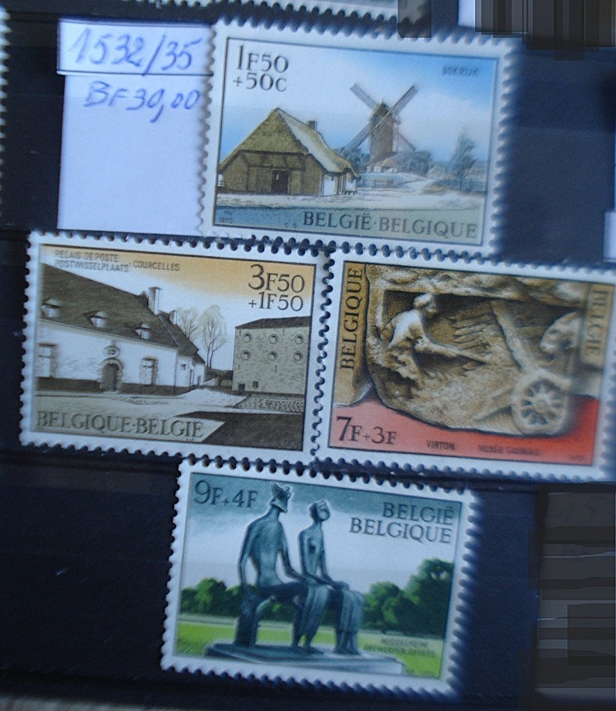 Belgique **/mnh  1532/35, Timbres & Monnaies, Timbres | Europe | Belgique, Non oblitéré, Sans enveloppe, Gomme originale, Envoi