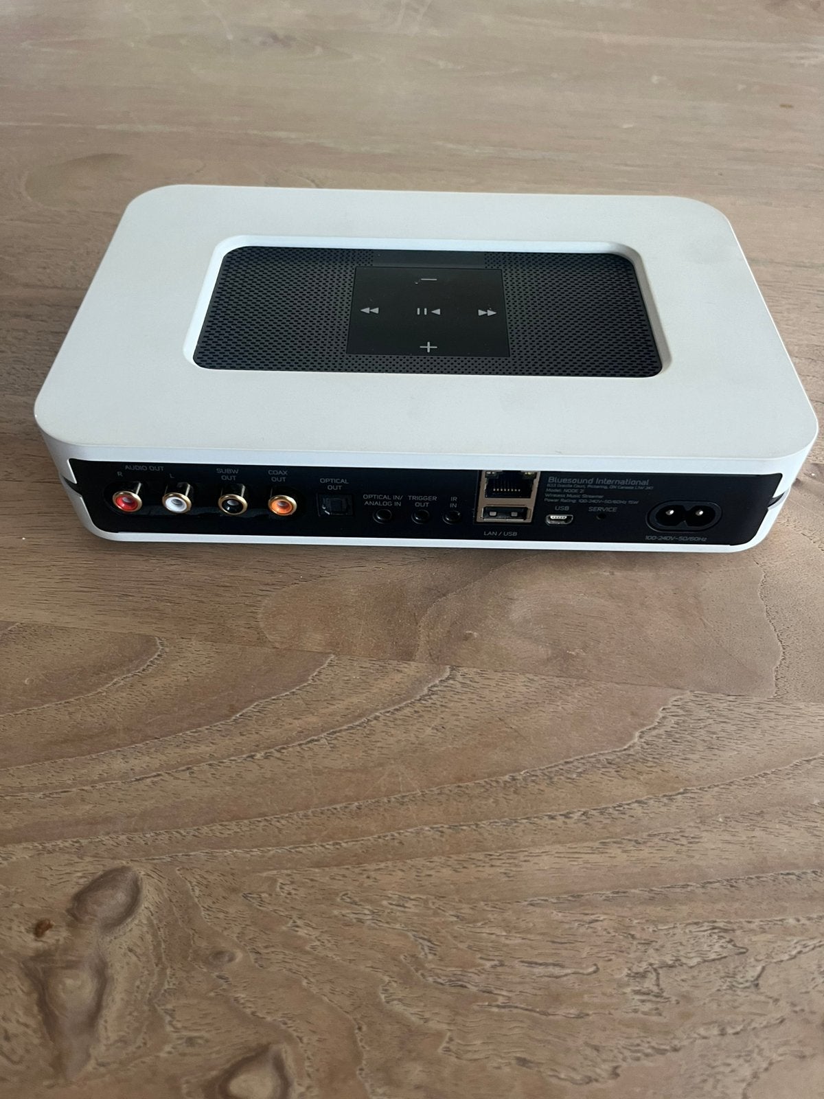 A vendre Bluesound Node 2i blanc, Enlèvement ou Envoi, Comme neuf