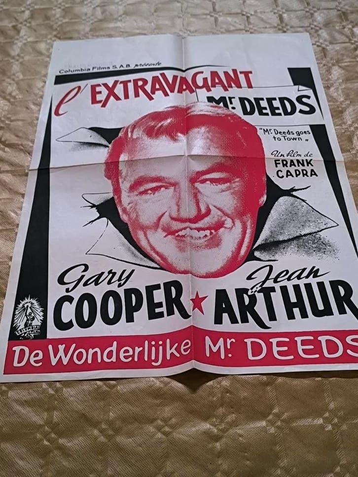 Affiche Mr. Deeds met Gary Cooper, Enlèvement ou Envoi