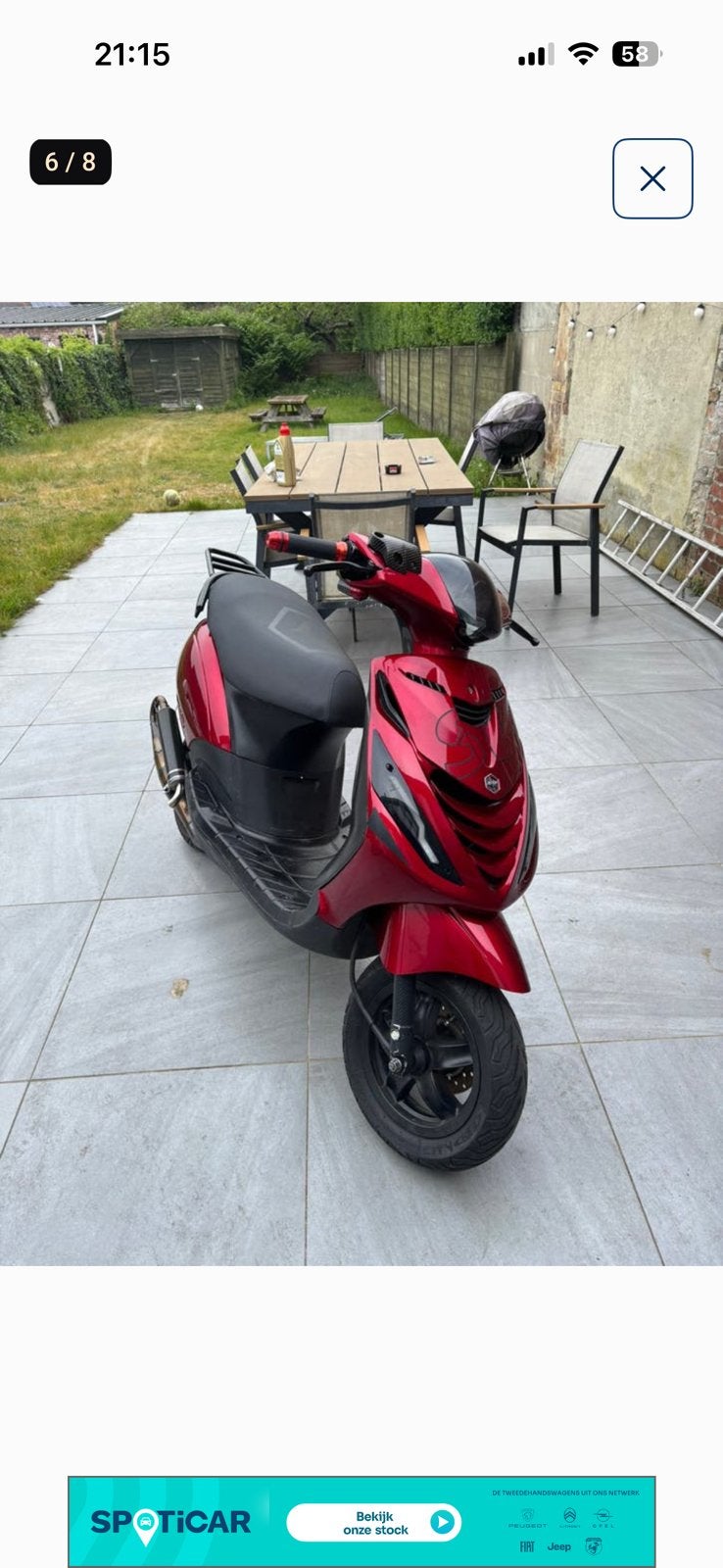 Ik zoek een zip 70cc 2t voor max 1700, Ophalen, Zo goed als nieuw, Zip