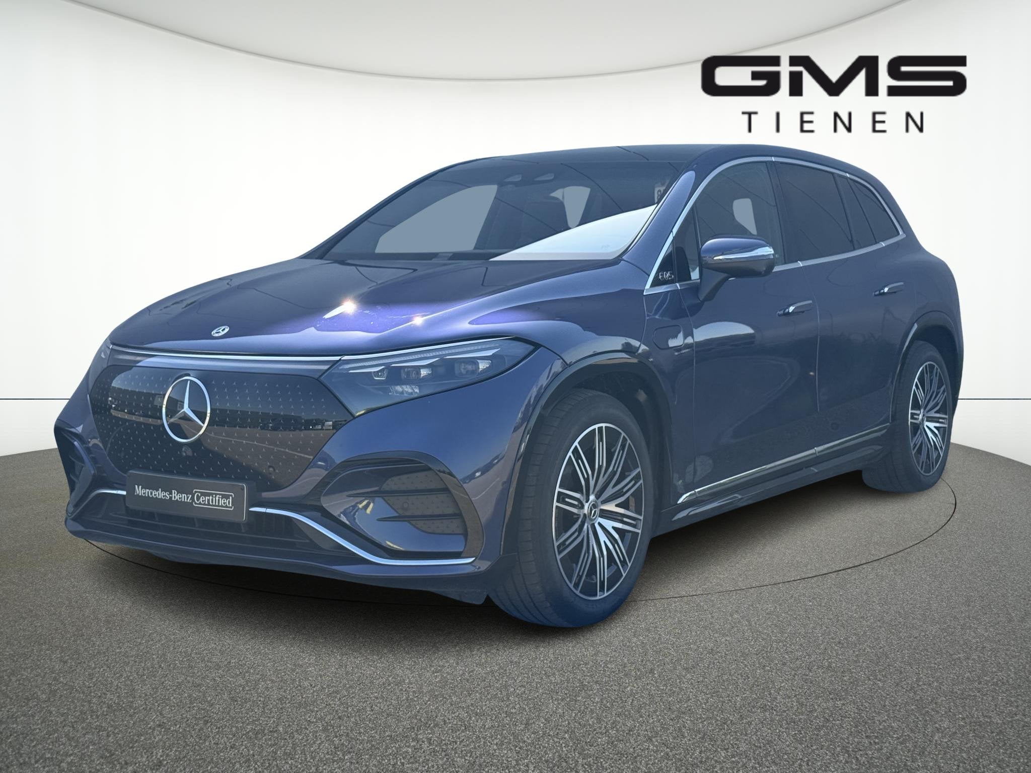Mercedes-Benz EQS SUV 450+ AMG Line 450+ AMG Line, Auto's, Mercedes-Benz, Automaat, Achterwielaandrijving, Gebruikt, Blauw
