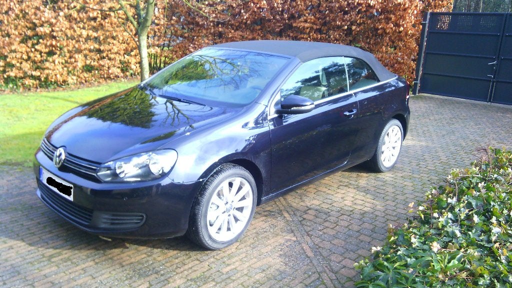 Golf Cabrio Exclusive, leder, trekhaak, nieuwe banden, Auto's, Volkswagen, Voorwielaandrijving, 4 zetels, 4 cilinders, Cabriolet