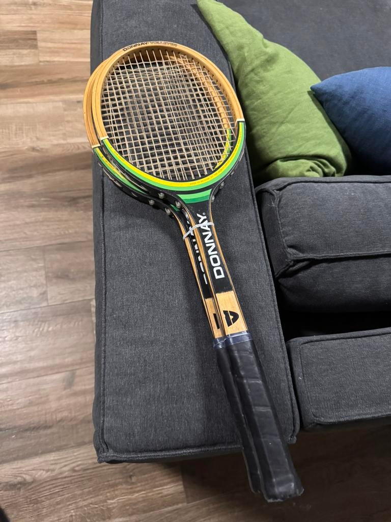 Vintage tennisrackets, Sport en Fitness, Ophalen, Gebruikt, Racket