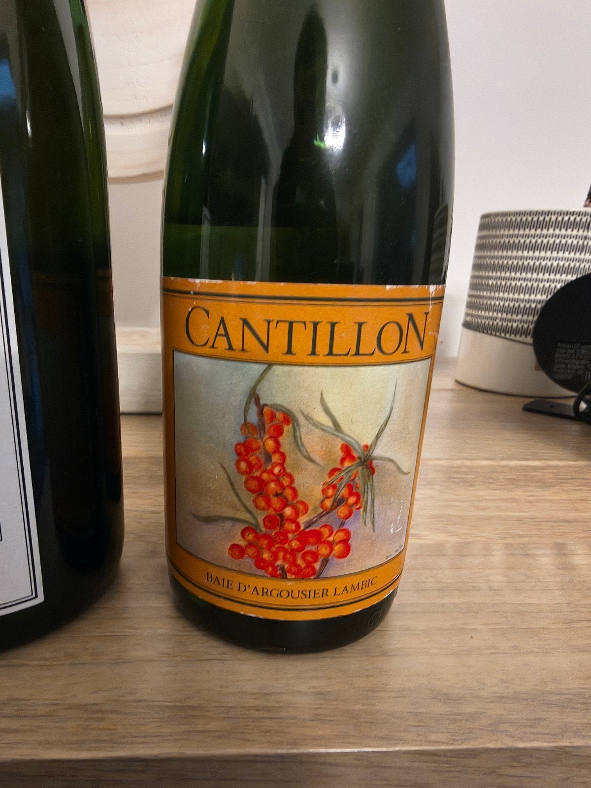 Cantillon Baie d'argousier, Verzamelen, Ophalen