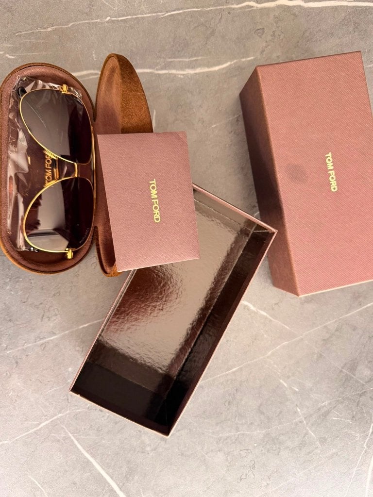 Tom Ford zonnebril nieuw, Overige merken, Zonnebril, Bruin, Nieuw