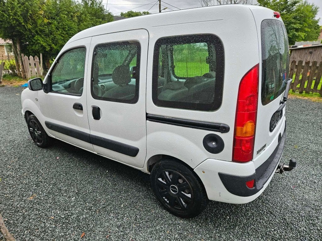 Renault Kangoo  03/2006 1.5 67 cv  Avec 93 000 km, Auto's, Renault, Monovolume, Trekhaak, Wit, Particulier