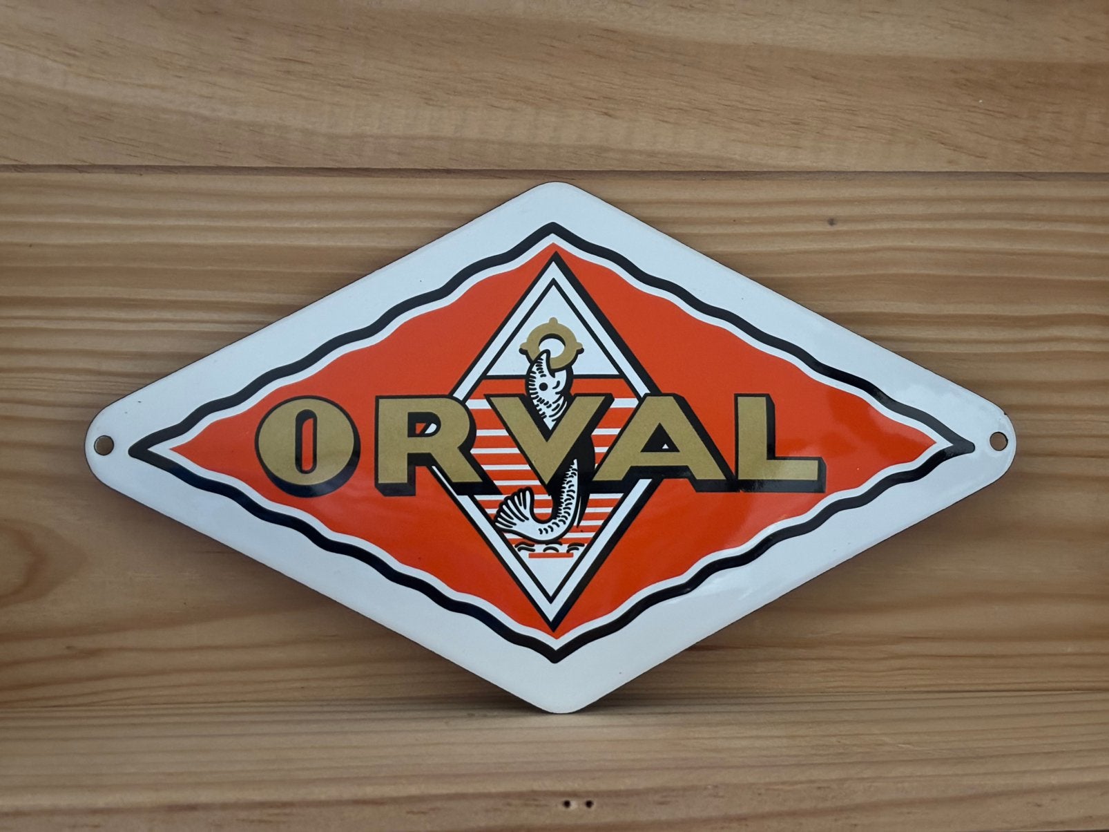 Plaque Émaillée Orval, Enlèvement ou Envoi, Comme neuf