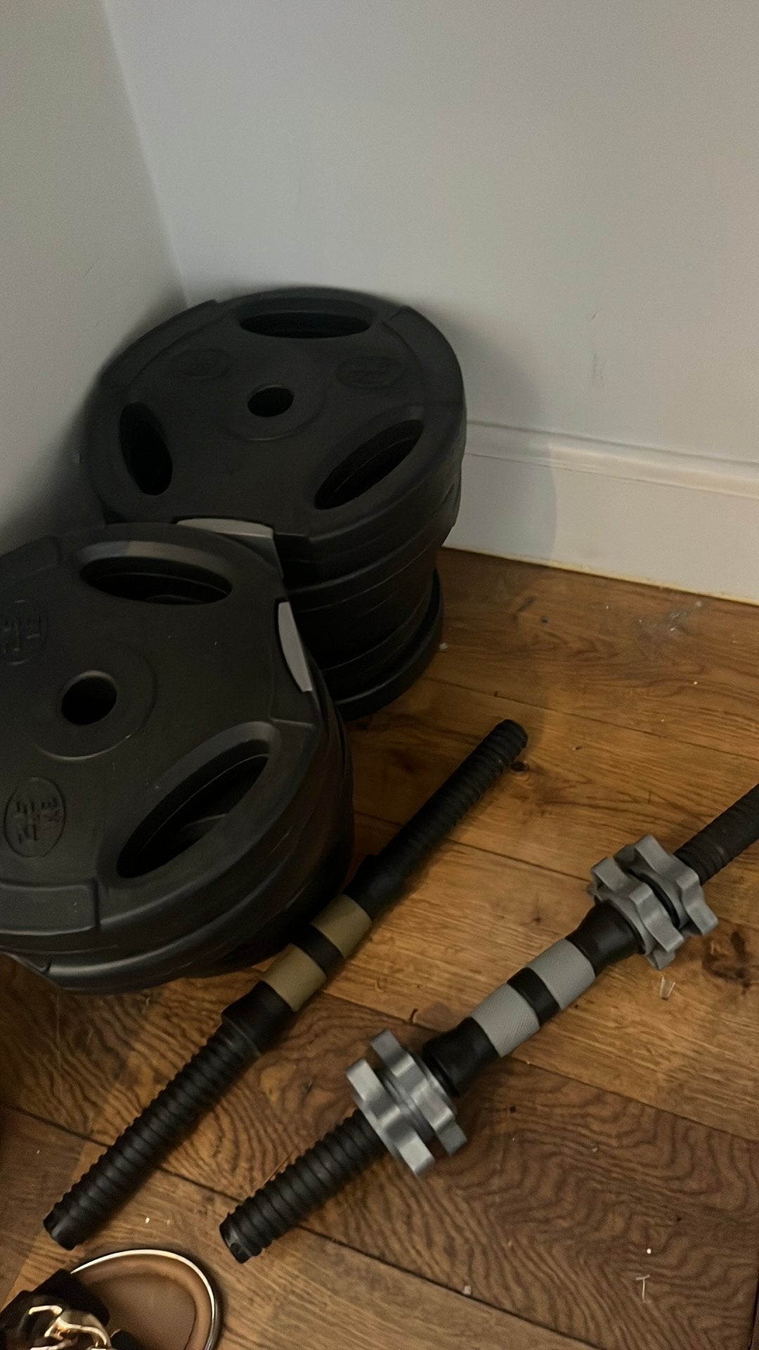 2X 12 kg GYM WEIGHTS/ FITNESS ADJUSTABLE, Ophalen, Zo goed als nieuw